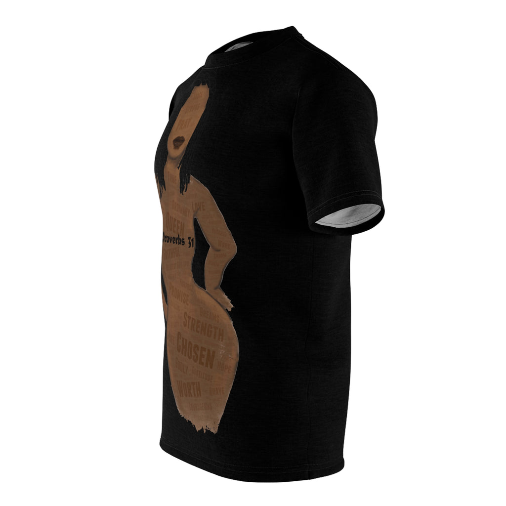 Proverbs 31 Loc Lady  T-Shirt (AOP) - Obsidian's LLC