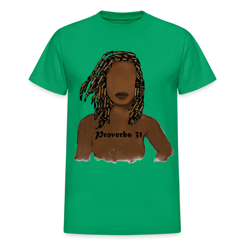Proverbs 31 Locs Unisex T-Shirt - irish green