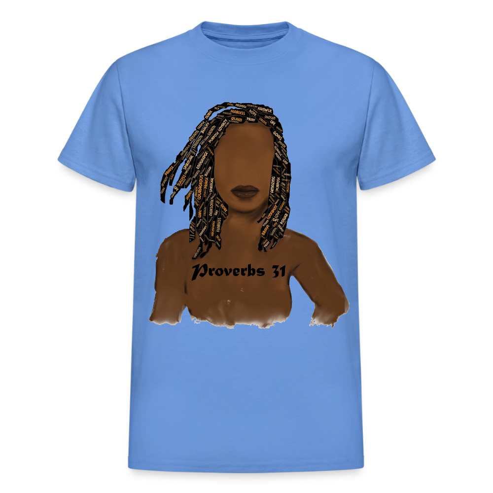 Proverbs 31 Locs Unisex T-Shirt - carolina blue