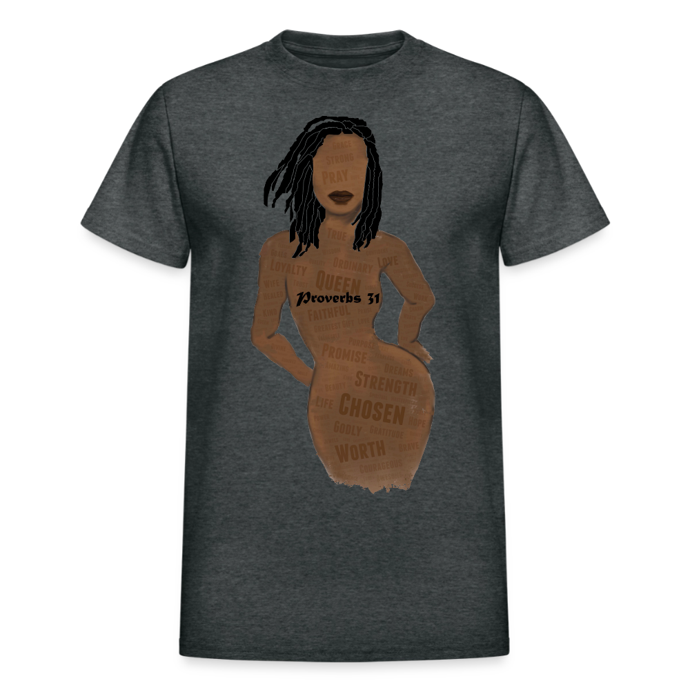 Proverbs 31 Lady Unisex T-Shirt - deep heather