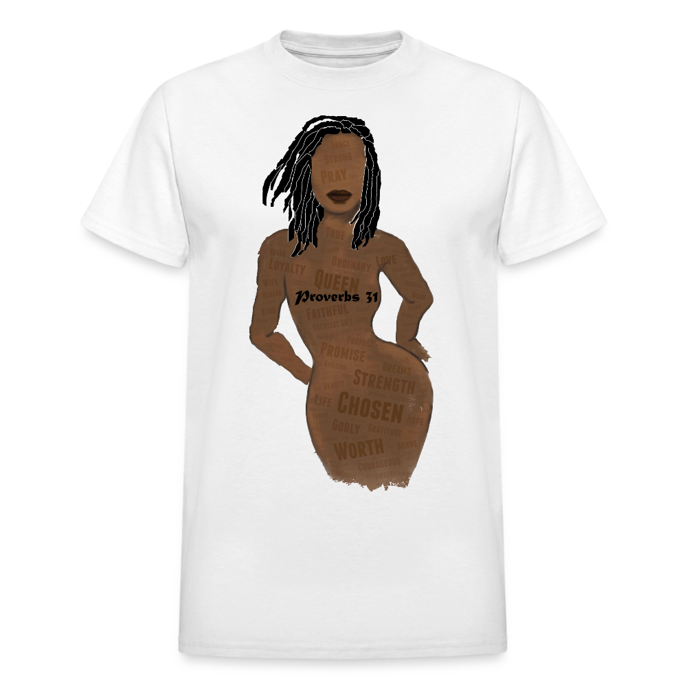 Proverbs 31 Lady Unisex T-Shirt - white