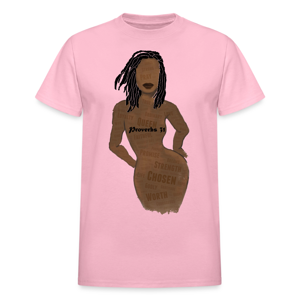 Proverbs 31 Lady Unisex T-Shirt - light pink