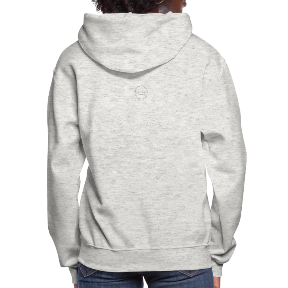 Proverbs 31 Locs Women's Jerzees Hoodie - heather oatmeal