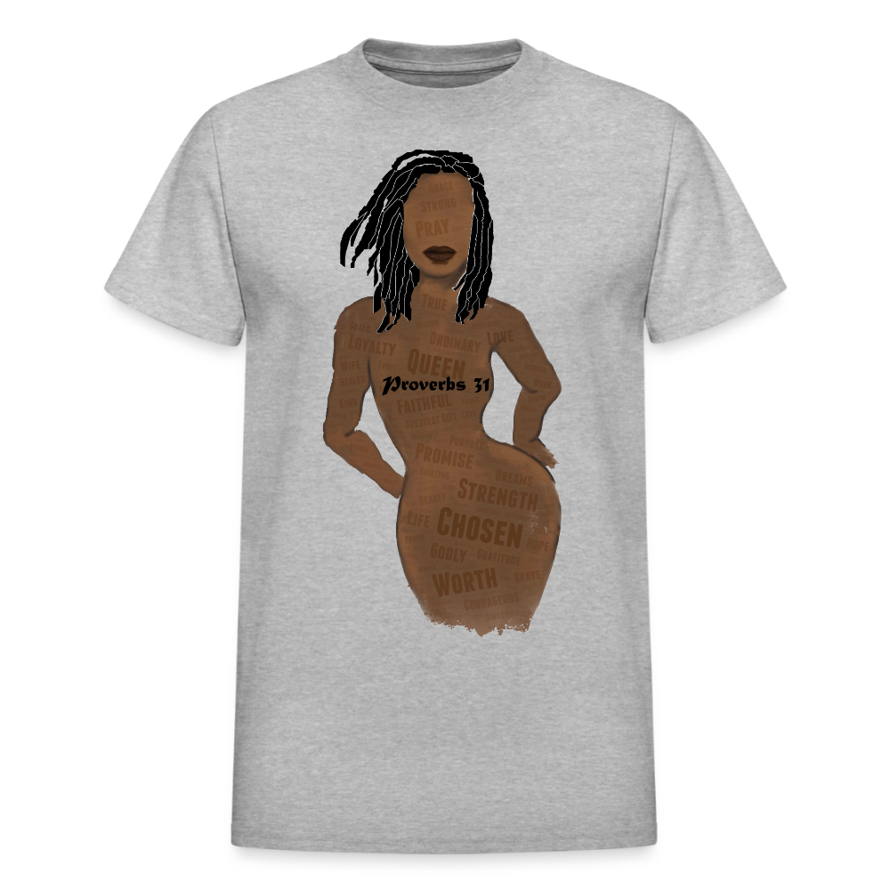 Proverbs 31 Lady Unisex T-Shirt - heather gray