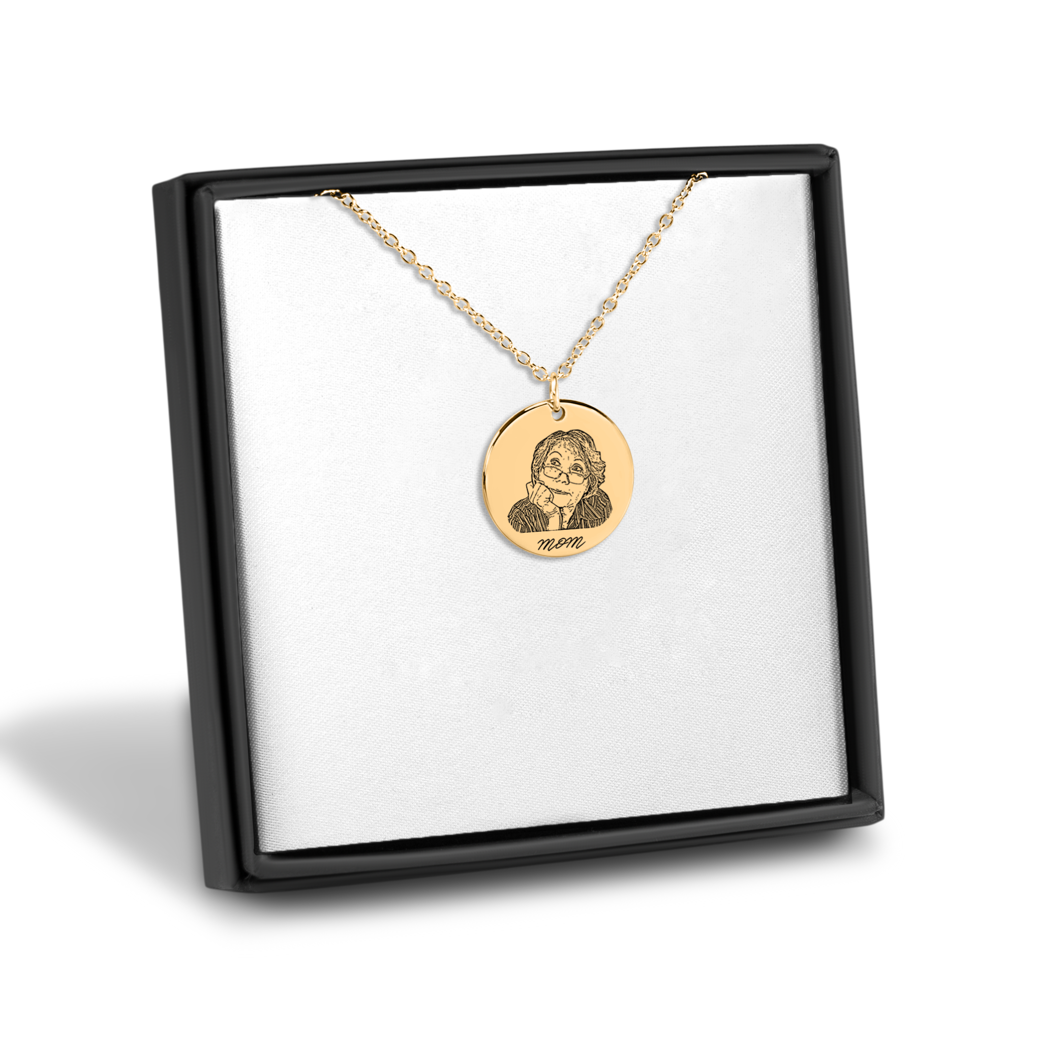 Portrait Coin Pendant - Obsidian's LLC