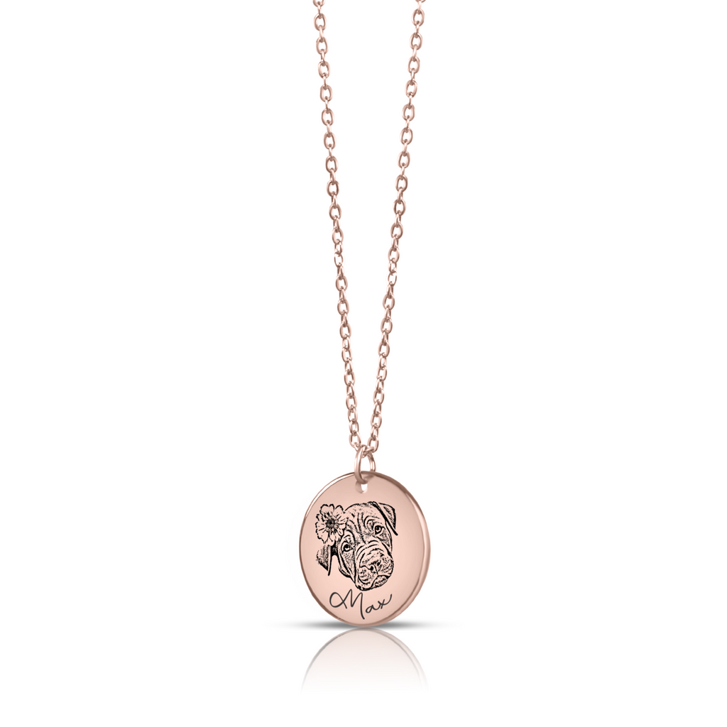 Pet Portrait Necklace
