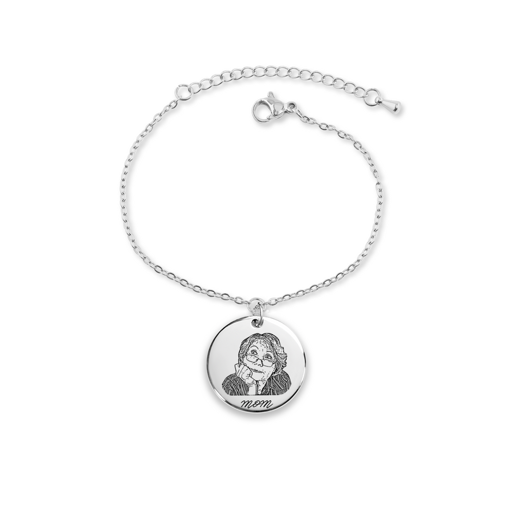 Portrait Coin Bracelet