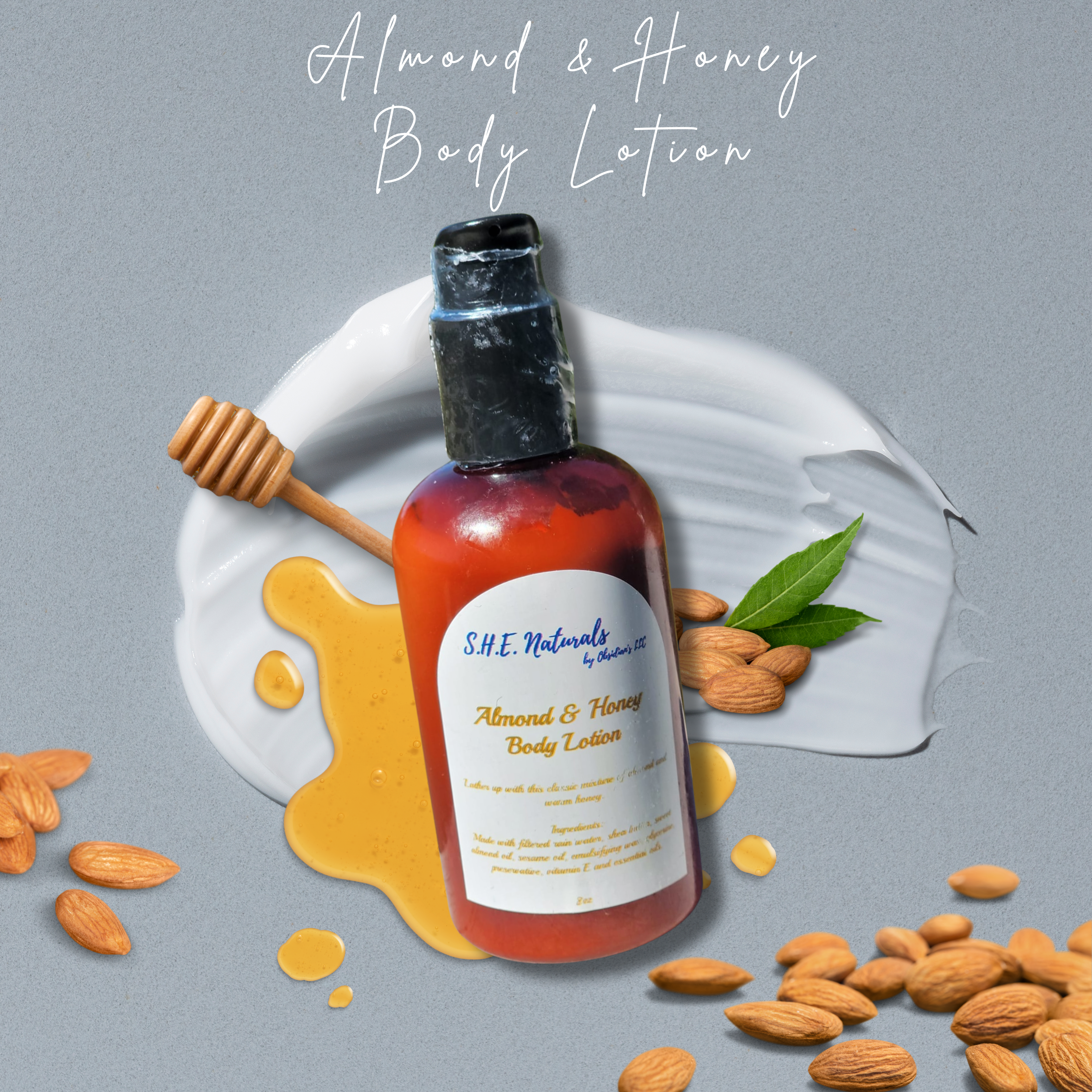 Almond & Honey Body Lotion - Obsidian's LLC