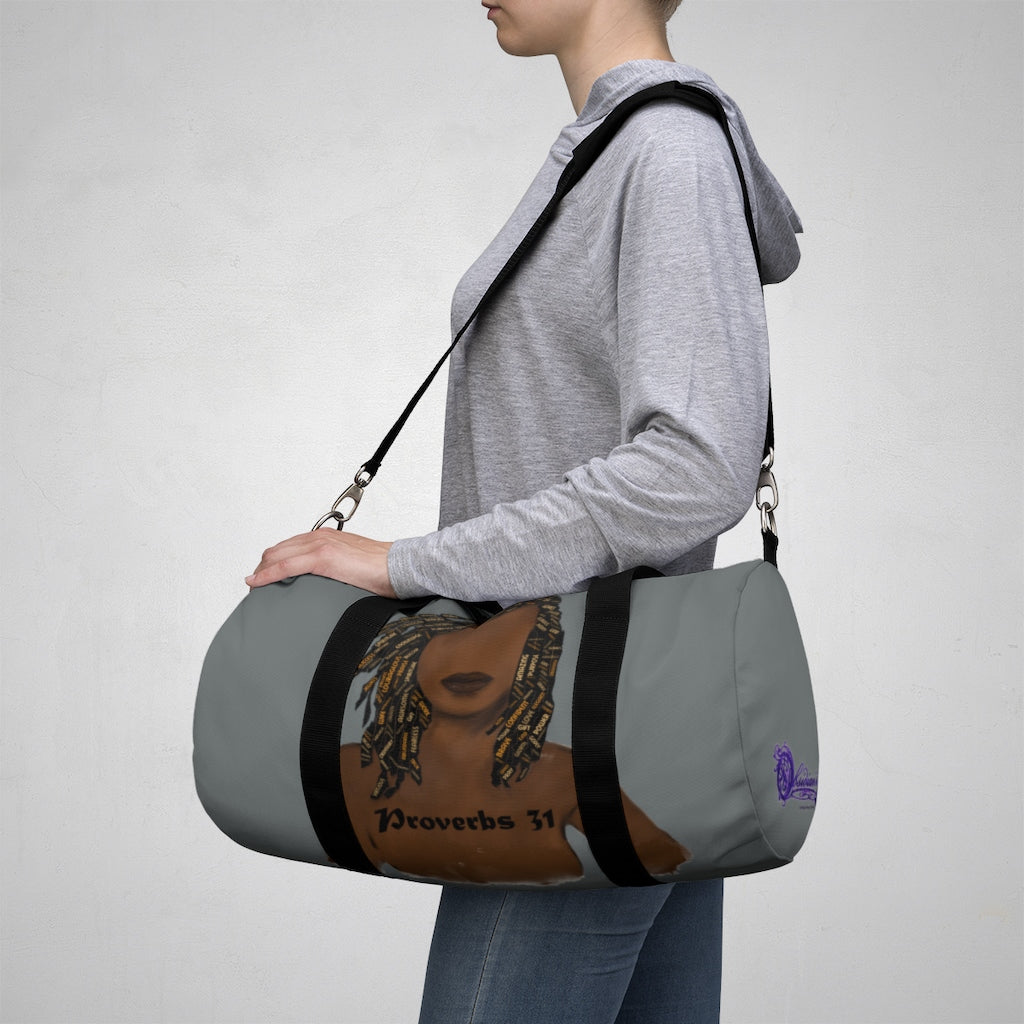 Proverbs 31 Locs Duffel Bag - Obsidian's LLC