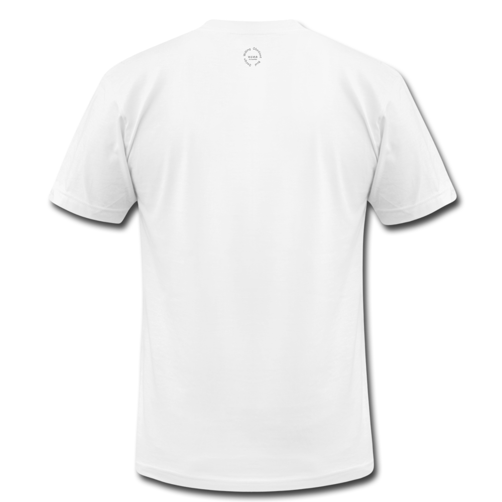 That One Unisex Jersey T-Shirt by Bella + Canvas - white