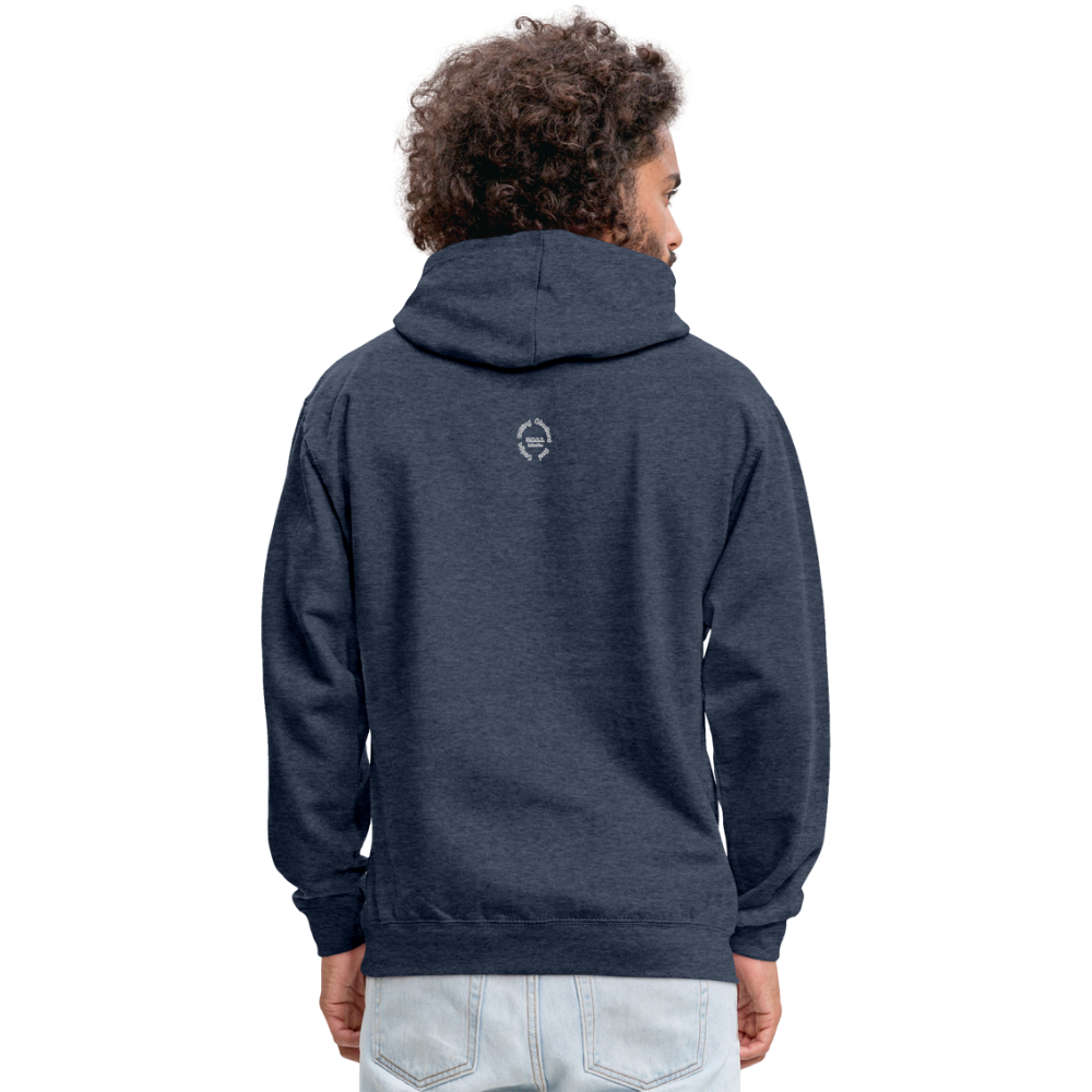 NO FEAR Unisex Hoodie - indigo heather/asphalt