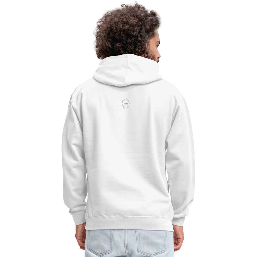 Amari Unisex Hoodie - white/gray