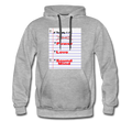 NO FEAR Men's Premium Hoodie - heather gray