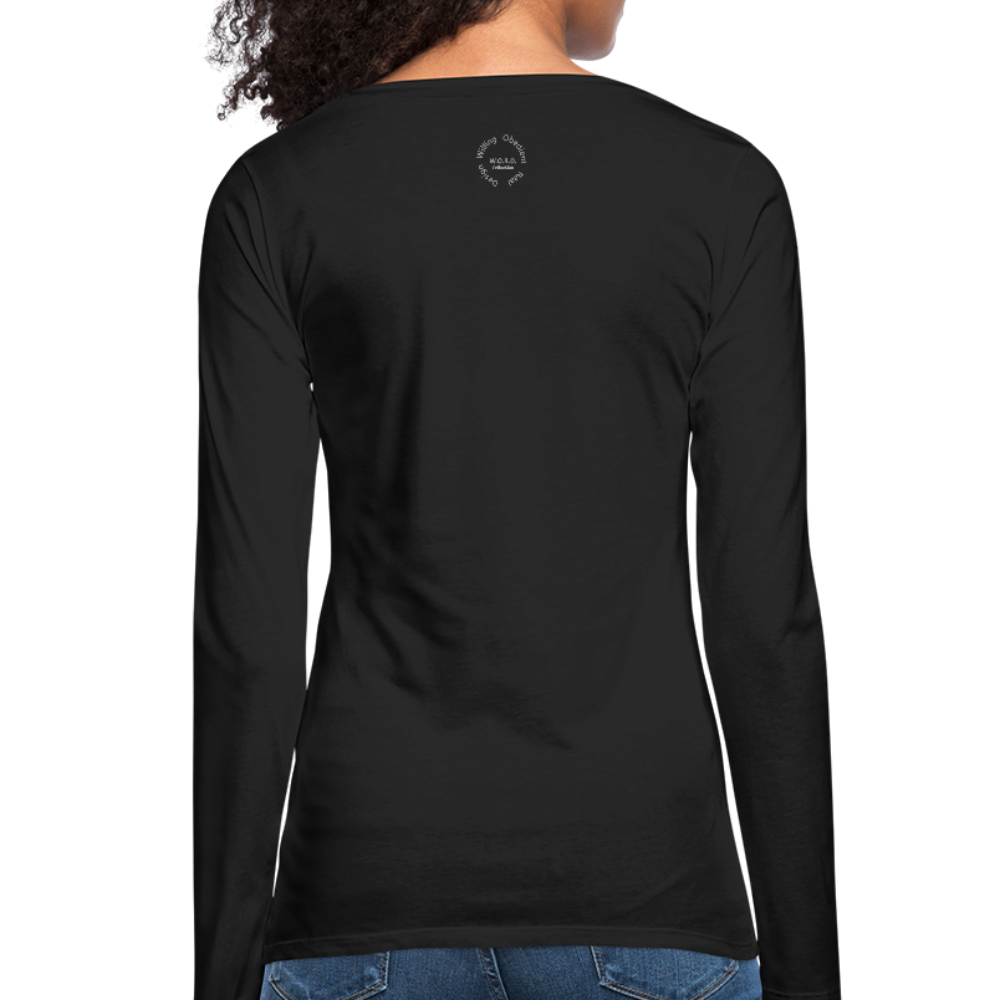 Proverbs 31 Loc Lady Women's Premium Long Sleeve T-Shirt - black