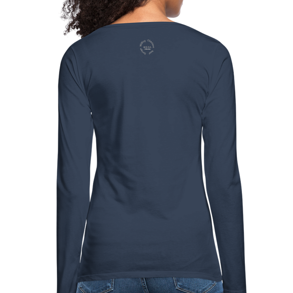 Proverbs 31 Loc Lady Women's Premium Long Sleeve T-Shirt - navy