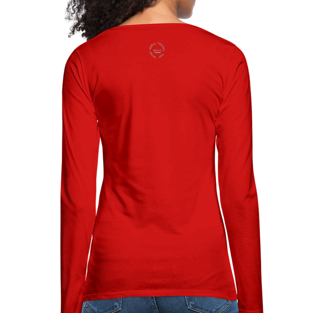 Proverbs 31 Loc Lady Women's Premium Long Sleeve T-Shirt - red