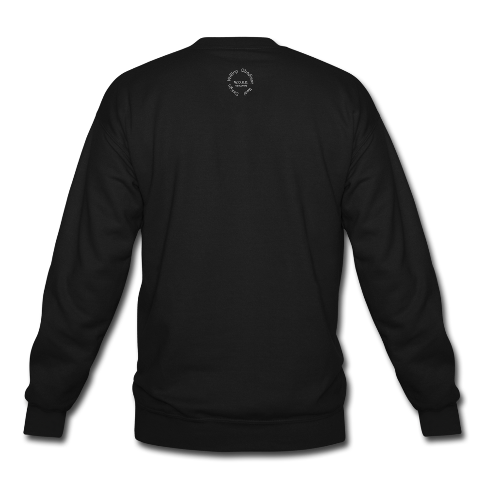 Proverbs 31 Locs Unisex Crewneck Sweatshirt - black