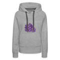 Walking In Purpose/Minding My Business Women’s Premium Hoodie - heather grey